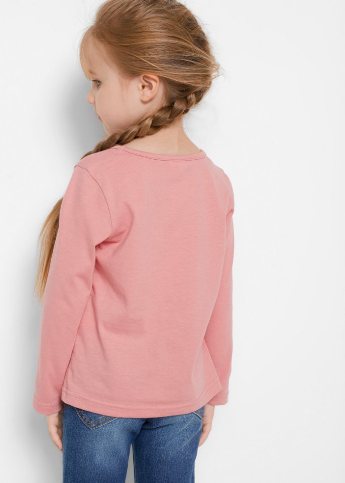 Mädchen Langarmshirt (2er-Pack) aus Bio-Baumwolle