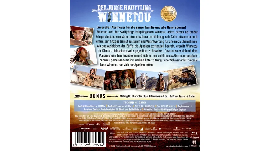 Der junge Häuptling Winnetou