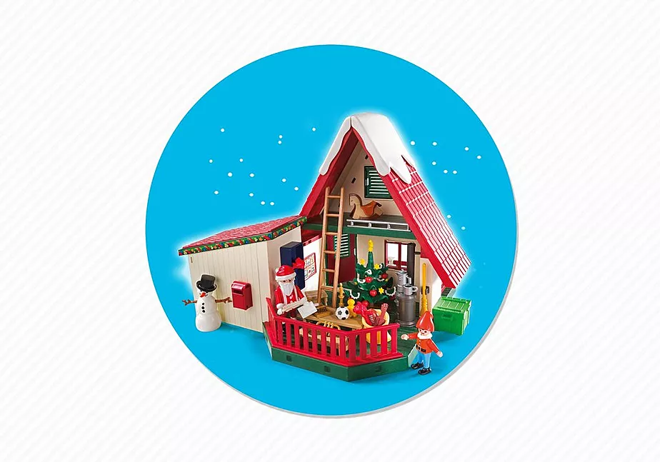 Zuhause beim Weihnachtsmann