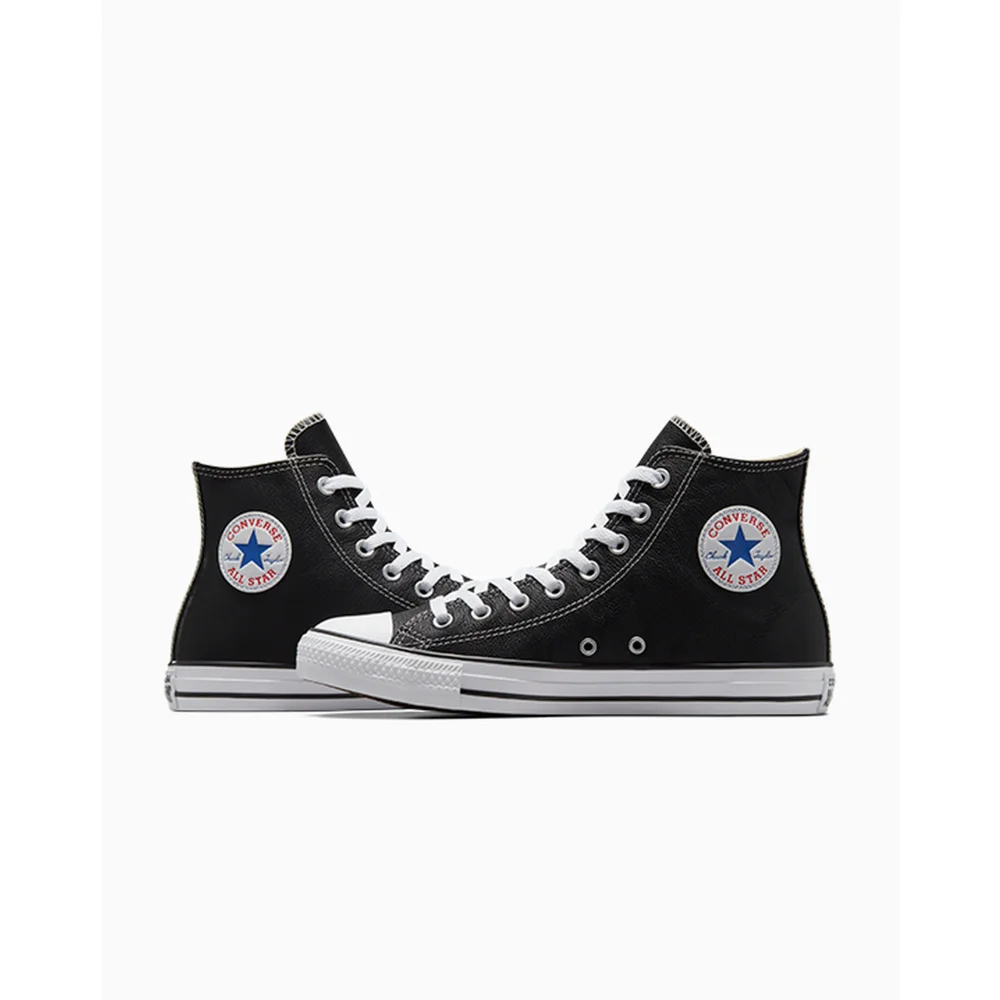 Converse Chuck Taylor All Star Leather Hi 132170C / schwarz