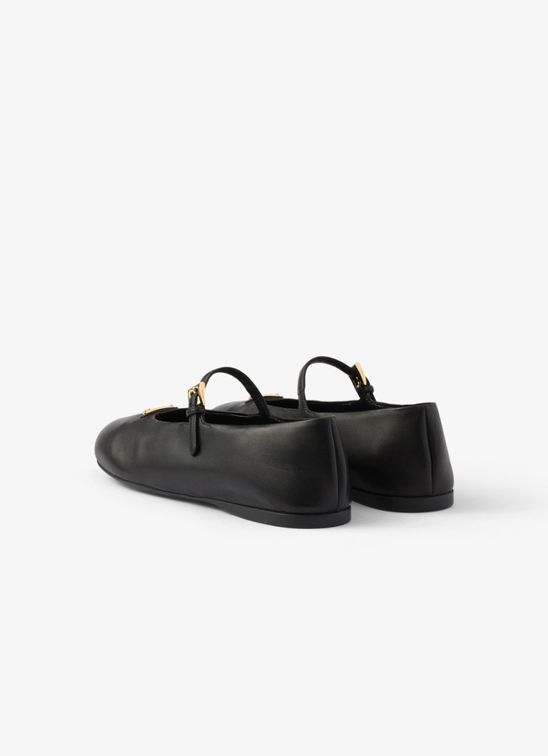 Prada Ballerina van Leer