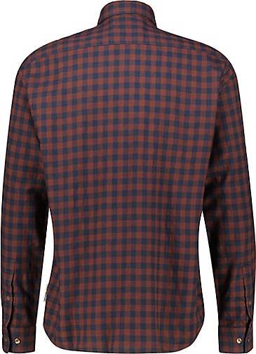 Marc O'Polo Herren Freizeithemd Regular Fit Langarm