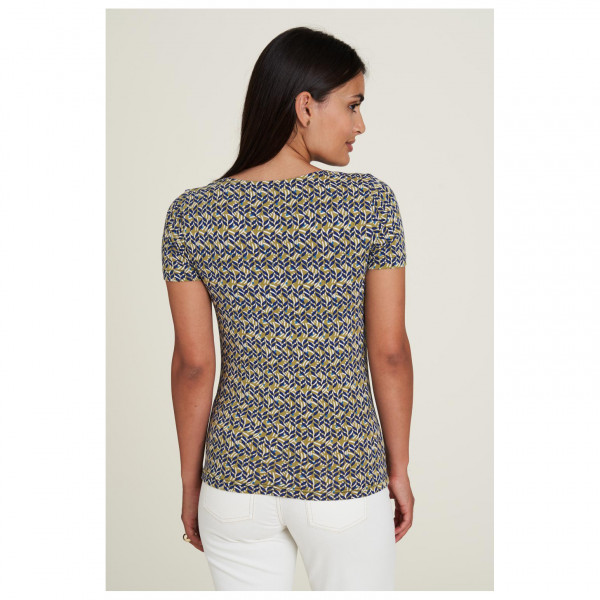 Tranquillo - Women's Gathered Neck Jersey-Shirt S/S