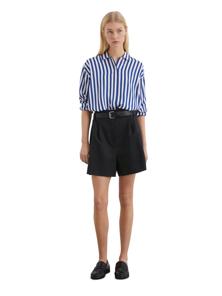 Marc O'Polo Shorts tailored in deep night blue günstig kaufen