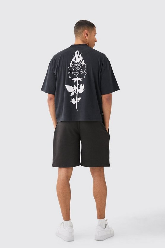Oversize Jersey-Shorts
