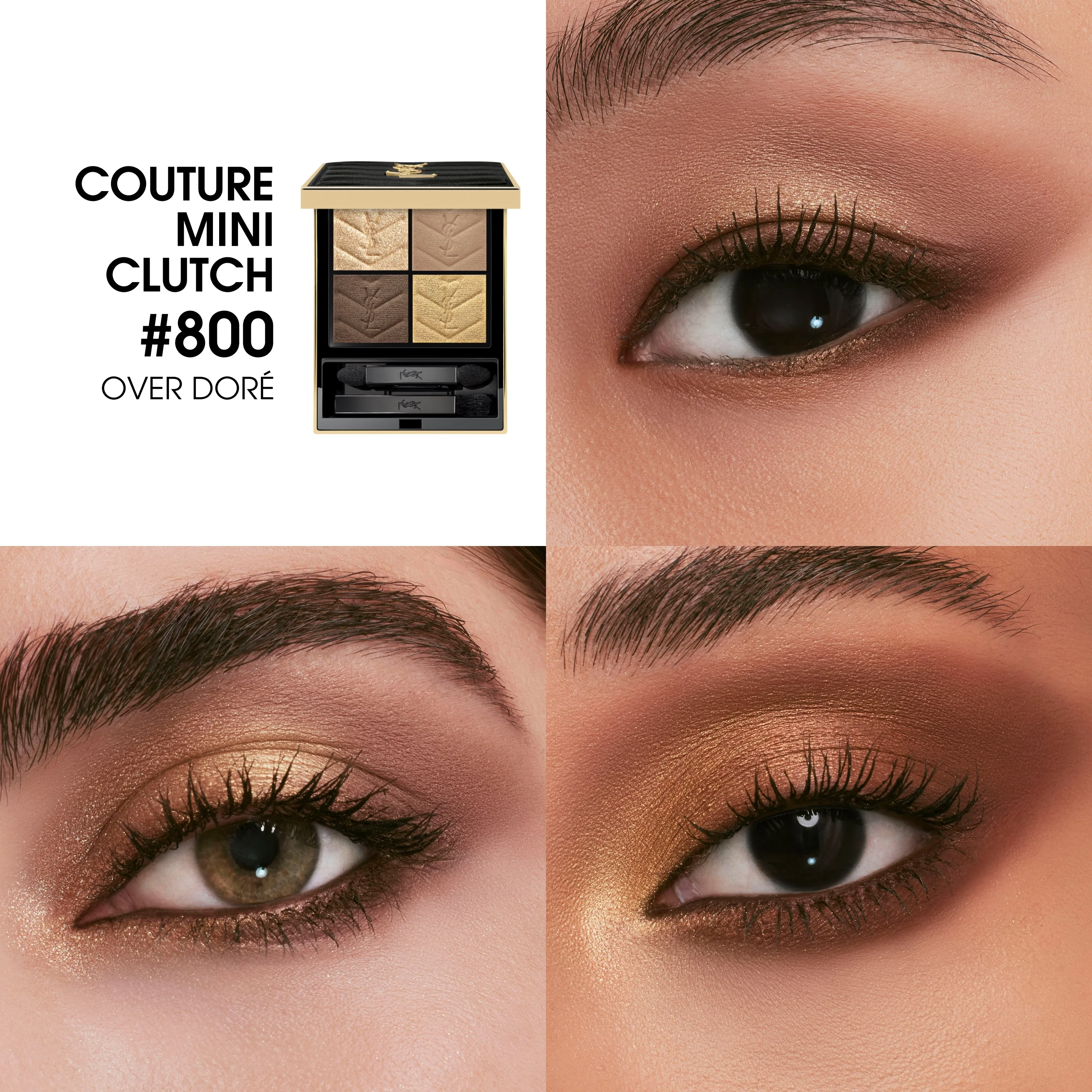 Occhi Couture Mini Clutch Palette - Παλέτα σκιών ματιών, Συμπαγής σκιά ματιών
