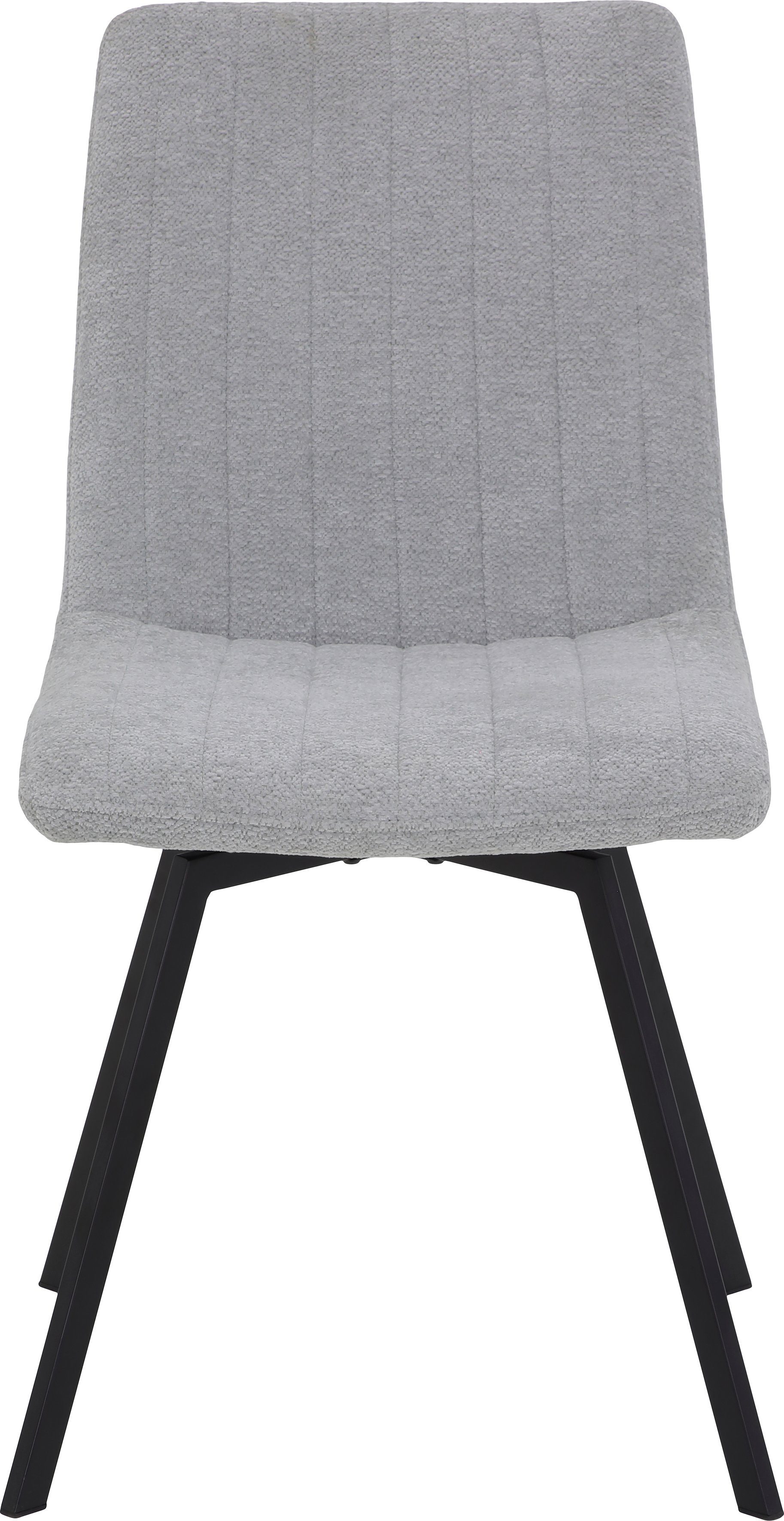 HELA 4-Fußstuhl MARION (Set, 2 St), 360° drehbar, Stoff in Boucleoptik, 2er und 4er Set