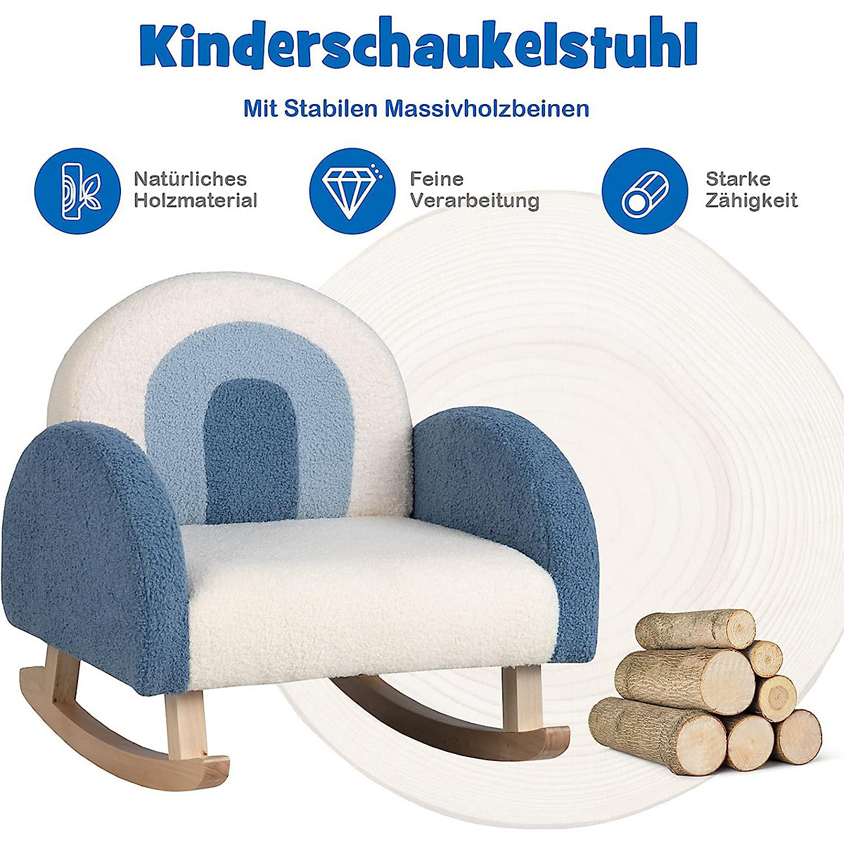 Kindersessel Schaukelstuhl 3-5 Jahre