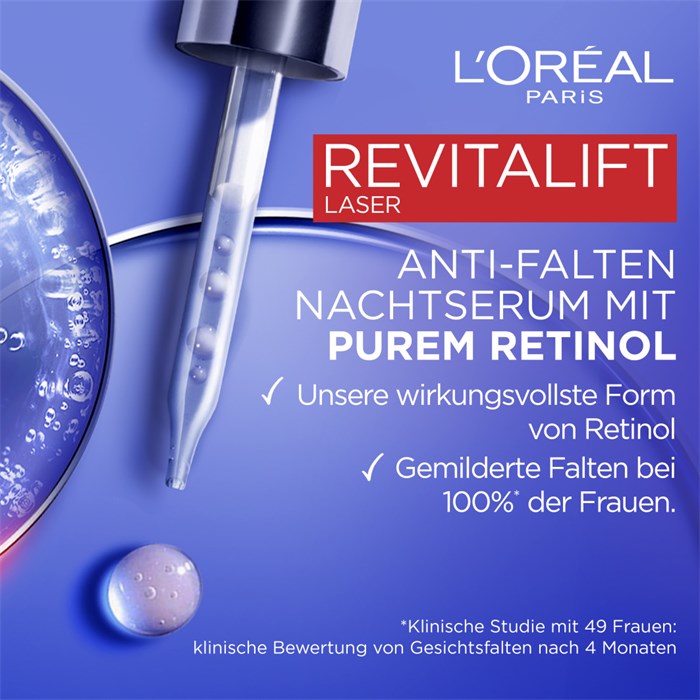 Anti-Falten Nacht Serum mit purem Retinol