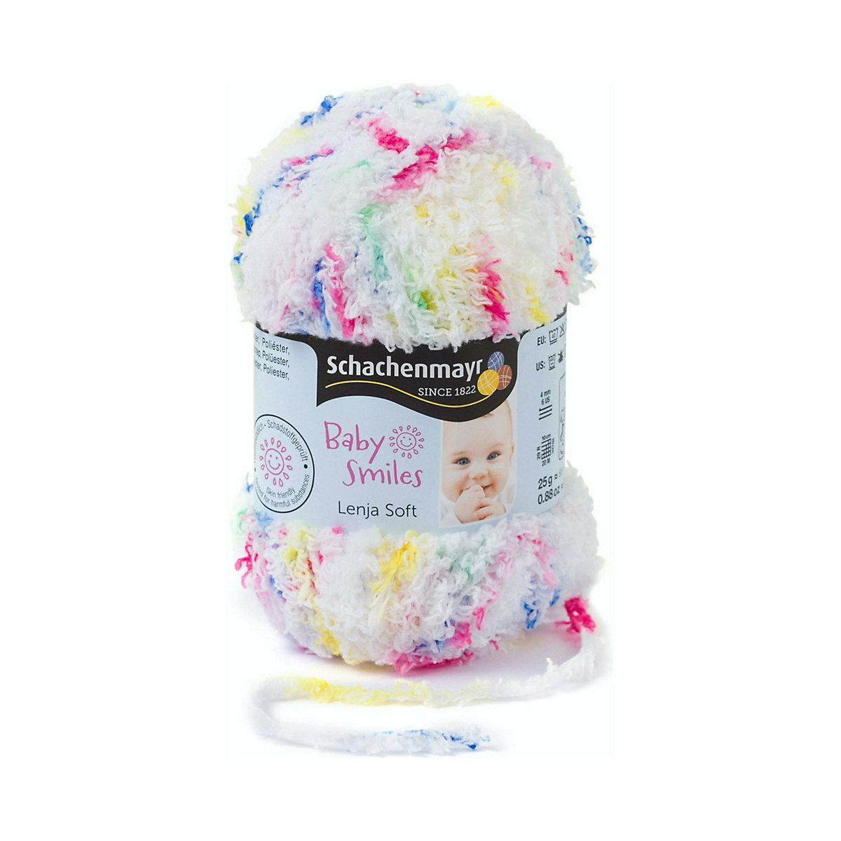 Handstrickgarne Baby Smiles Lenja Soft, 25g Confetti Sp Col