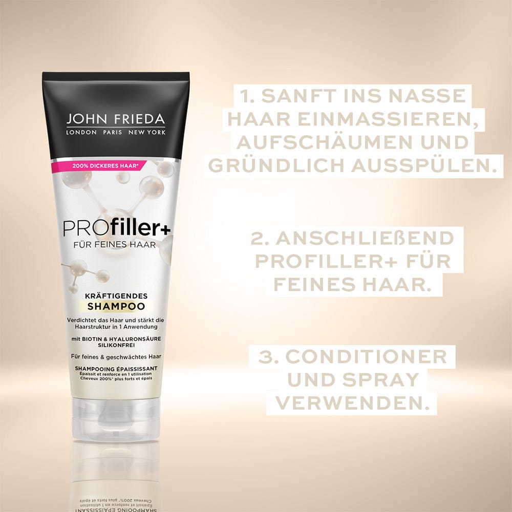 John Frieda PROFiller+ Kräftigendes Shampoo 250 ml
