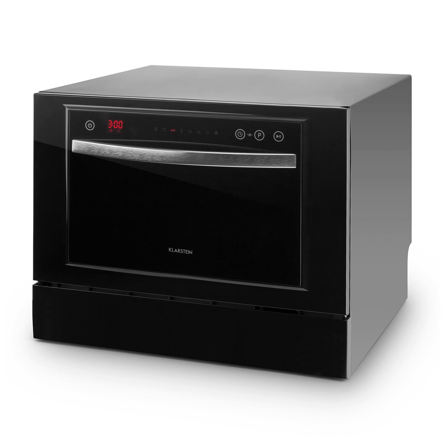 Klarstein Standgeschirrspüler Amazonia 6 Luminance Geschirrspüler Glasfront freistehend 1380W, 10028327A, 7 l, Einbau Geschirrspülmaschine vollintegriert Spülmaschine Spülmaschine