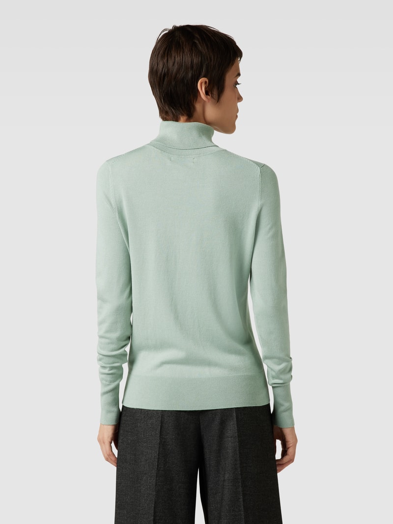 Longsleeve mit Rollkragen in schilf