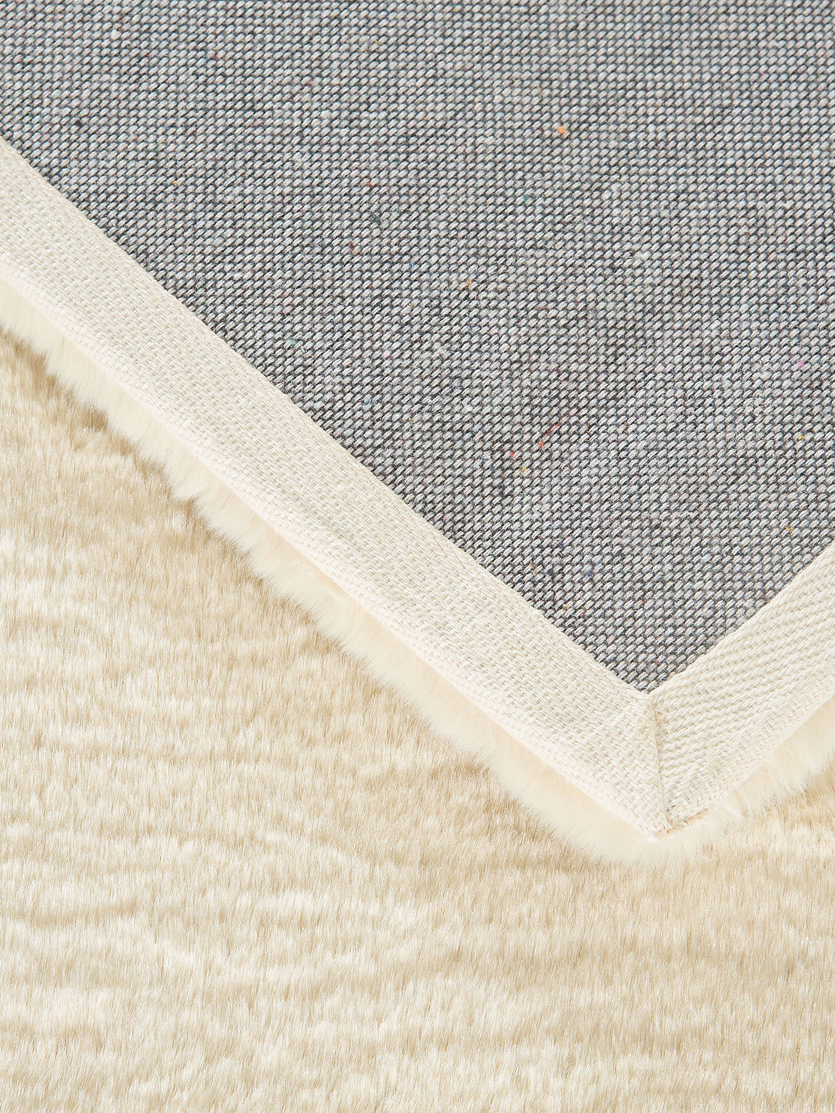Ranua Kunstfell-Teppich, Creme