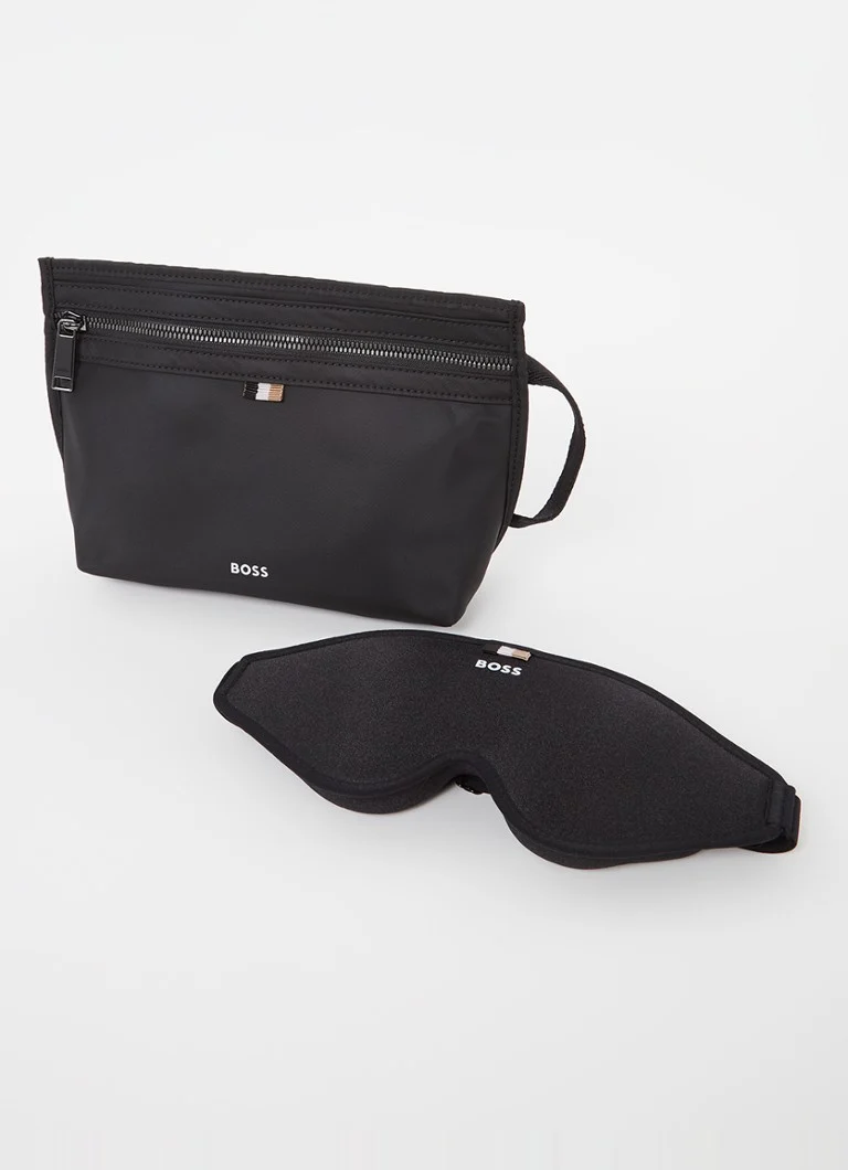 HUGO BOSS Schlafmaske und Kulturbeutel in Geschenkbox