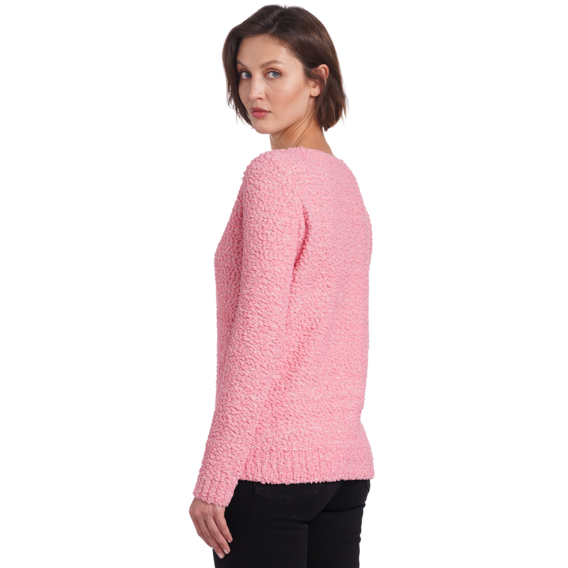 Damen Strickpullover in Chenille-Optik