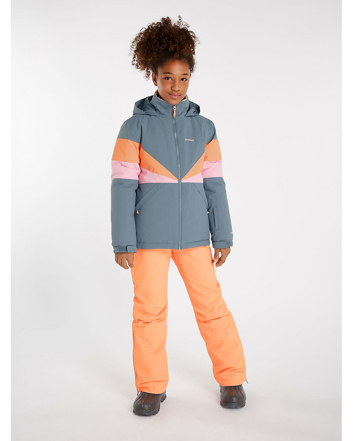 PRTKATE JR  - 10K Wasserdicht und atmungsaktiv PFC-Frei   Winterjacke Skijacken für Mädchen