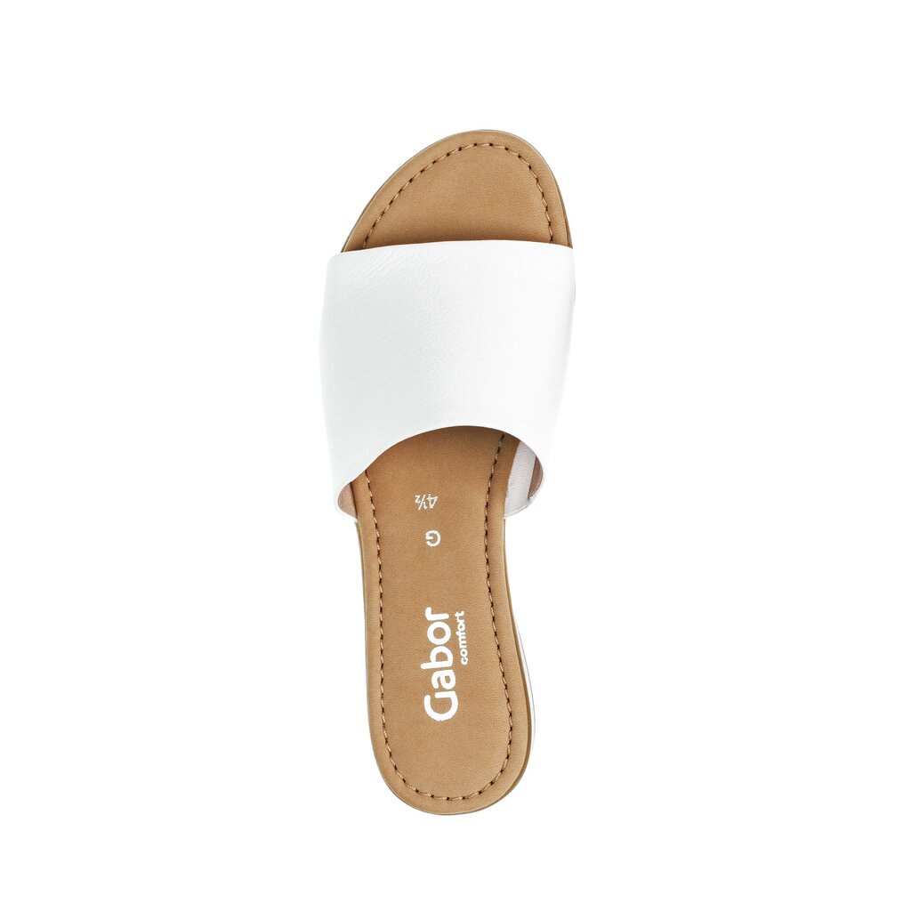 Gabor comfort Pantolette weiß