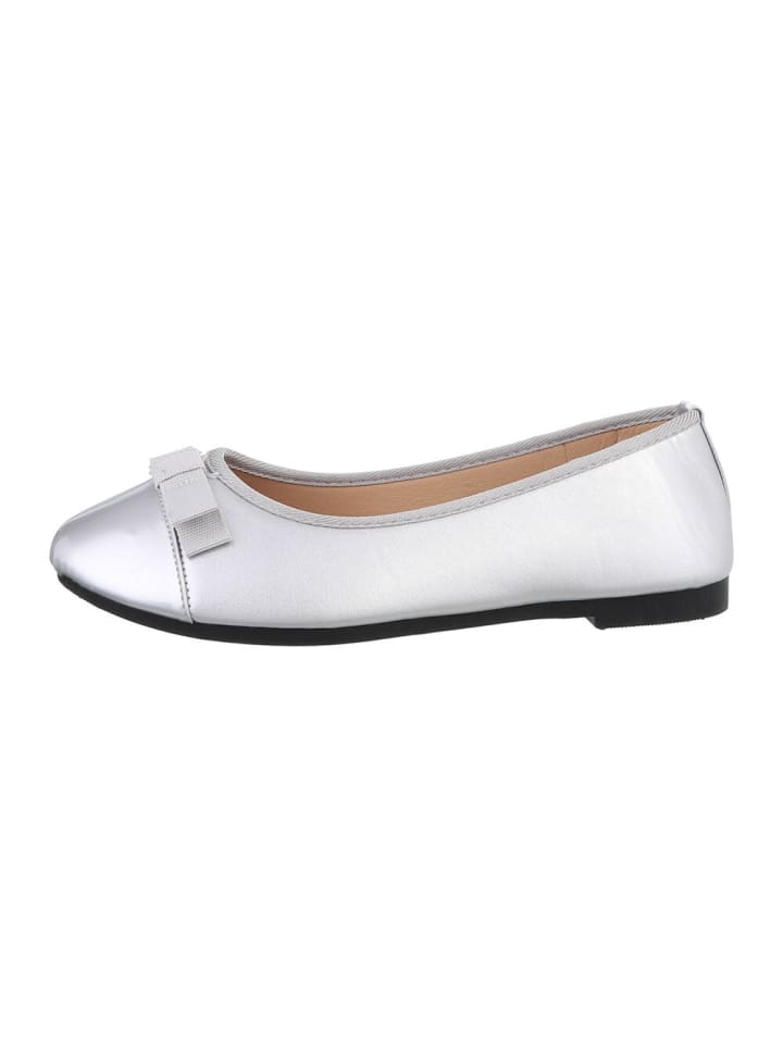 Ital-Design Ballerina in Silber günstig kaufen
