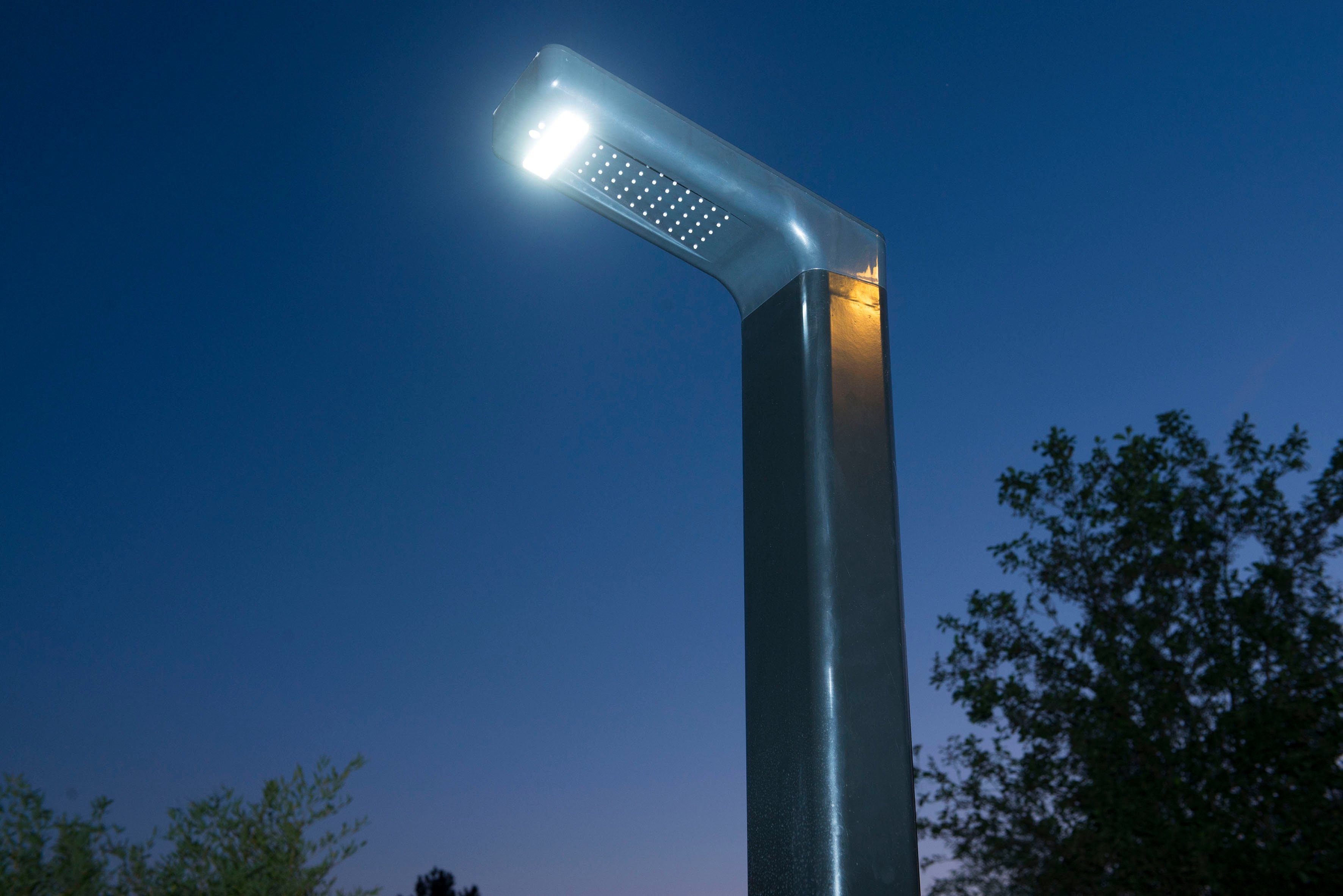 Infinite Spa Solardusche SOLARIS PREMIUM LED, mit LED-Beleuchtung am Duschkopf