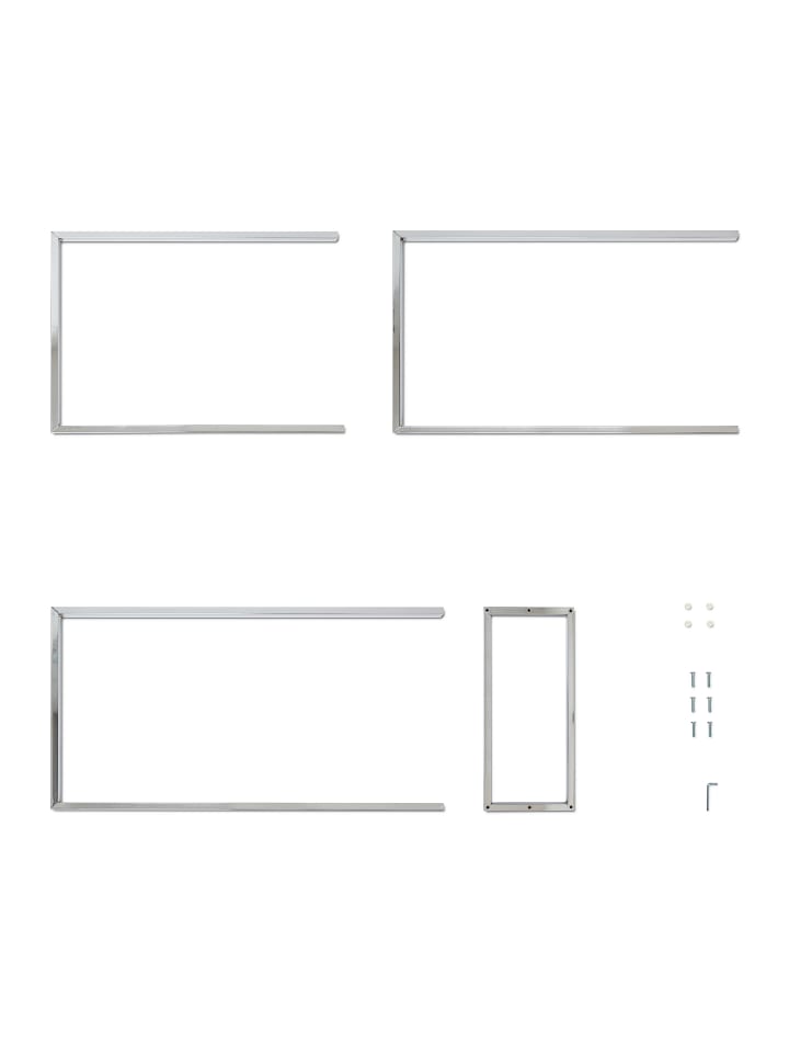 relaxdays Handtuchständer in Silber - (B)46 x (H)82,5 x (T)21 cm günstig kaufen onesize