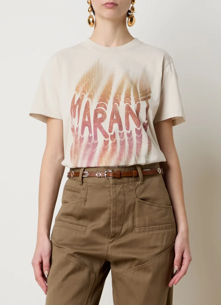 T-shirt Isabel Marant Zoeline con logo stampato