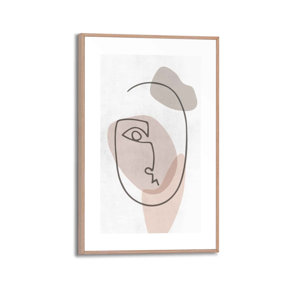 Rahmenbild Modern Face