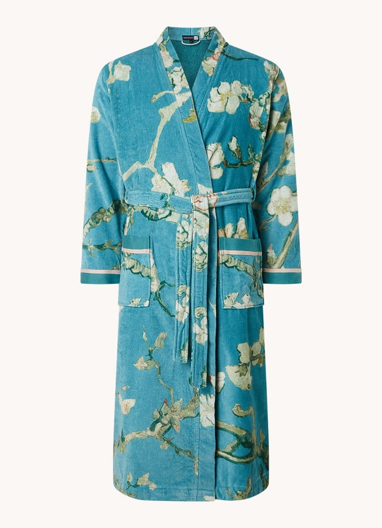 Van Gogh Museum Blossom cotton bathrobe with floral print