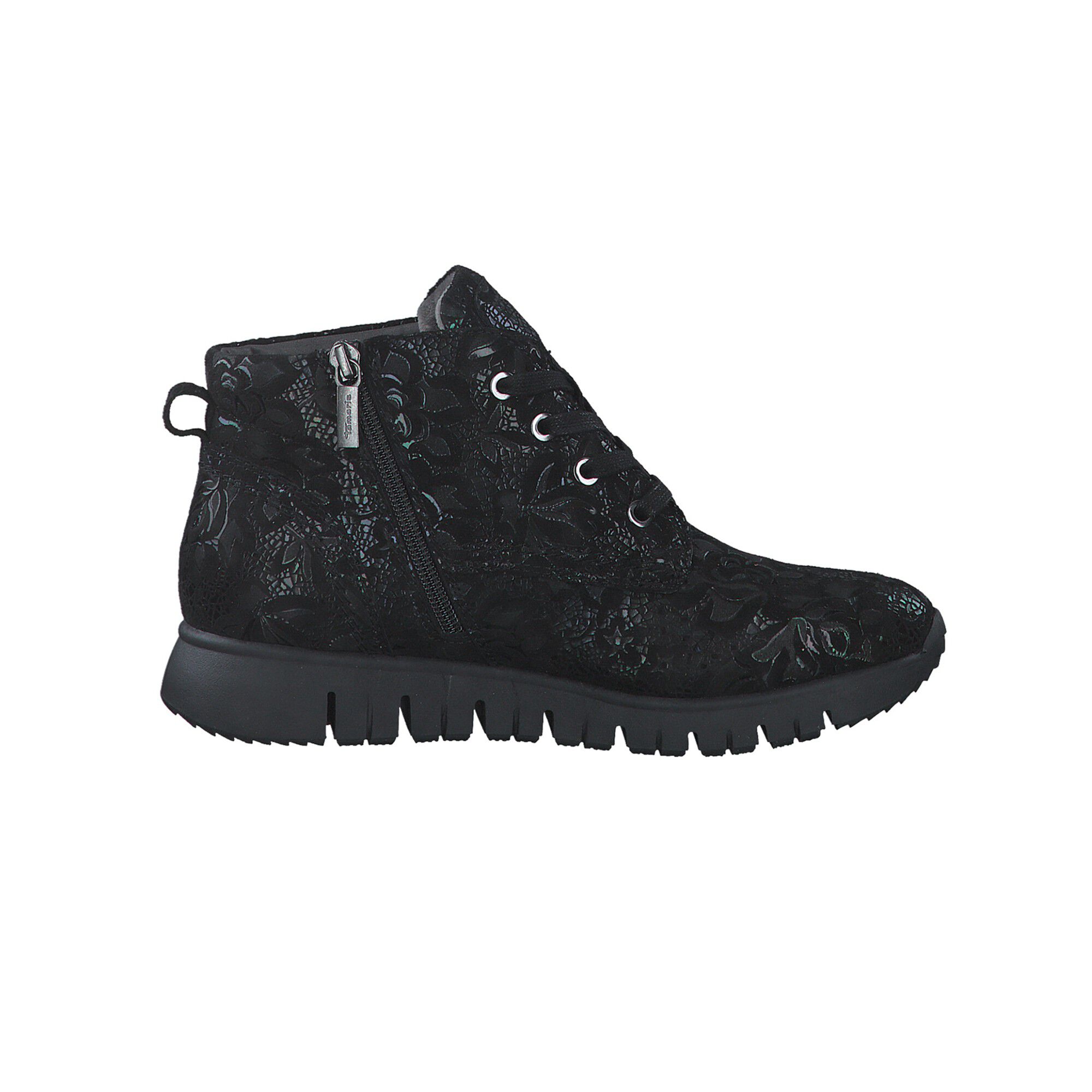 Bottines dessus cuir