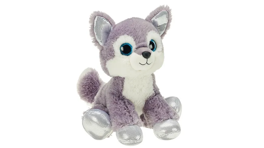 Müller - Toy Place - Sparkle Tales - Plüschtier Husky, 30 cm