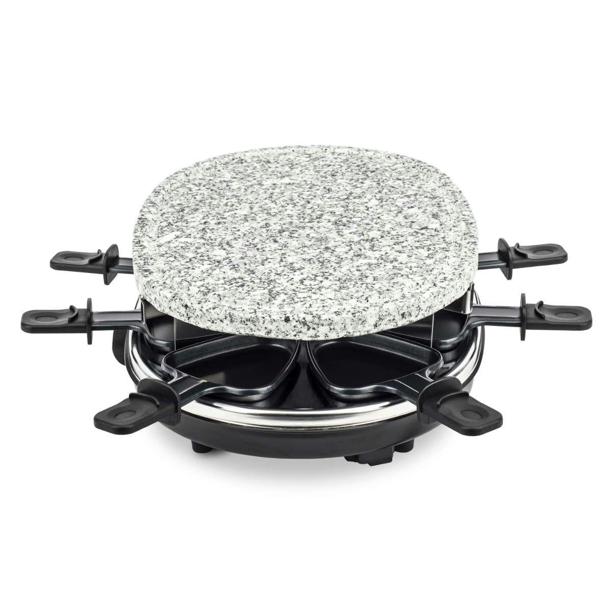 H.Koenig Raclette RP85 Raclette-Grill für 8 Personen Heißer Stein, 900 W