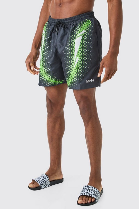 Mittellange Sport-Badehose