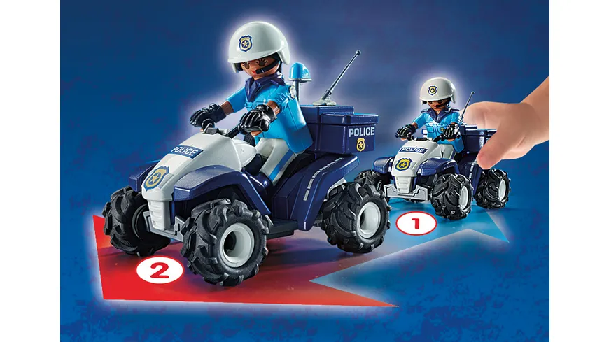 PLAYMOBIL 71092 - City Action - Polizei-Speed Quad
