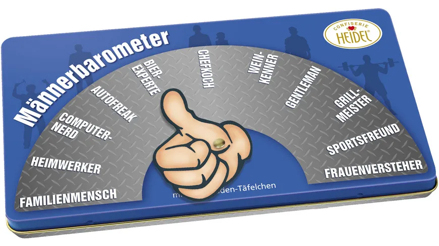 HEIDEL Vollmilchschokolade Männerbarometer 75 g