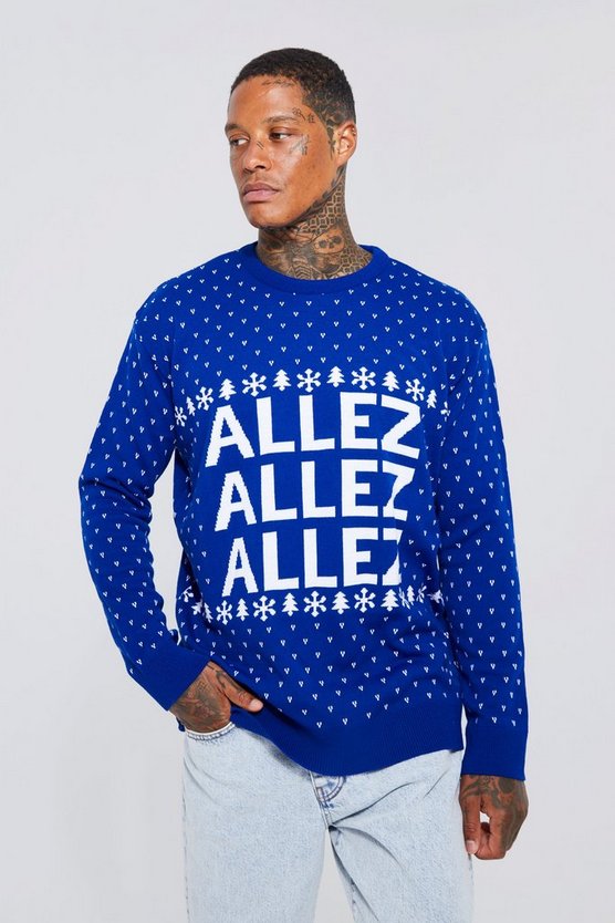 Allez Football Weihnachtspullover