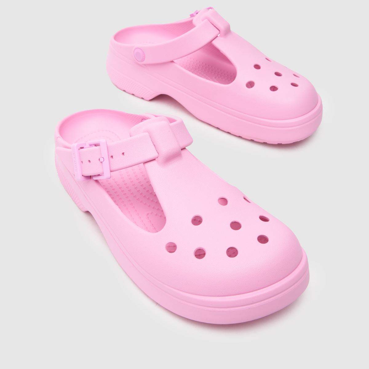 Crocs Classic Mary Jane klumpa szandál rózsaszínben