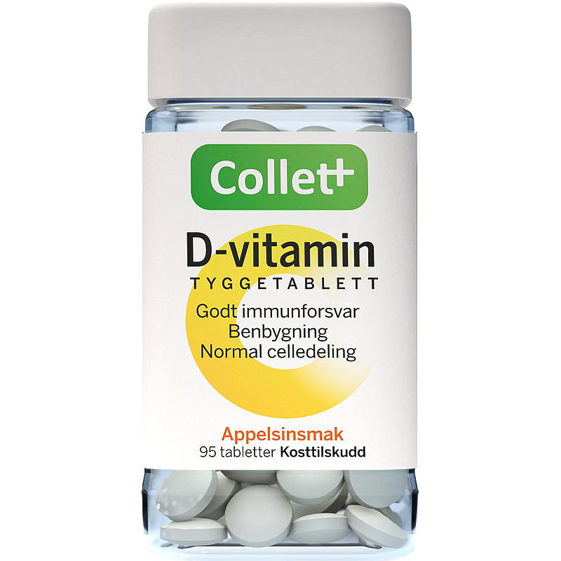 Collett Collett D-vitamin 95 stk tyggetabletter