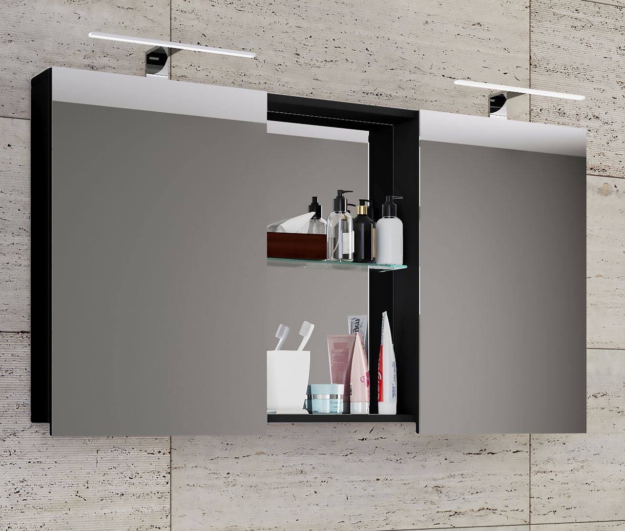 VCM Spiegelschrank 