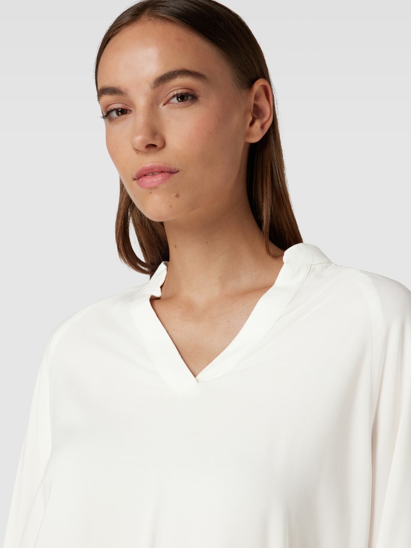 Bluse aus Viskose in offwhite