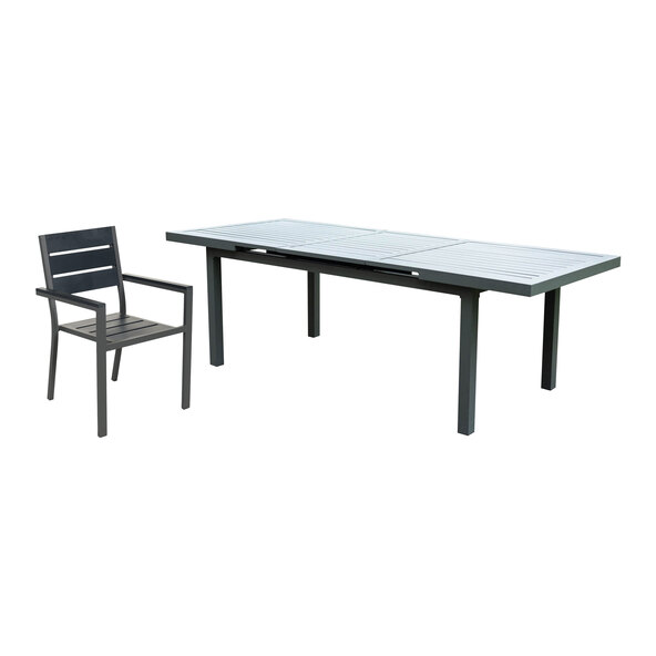 Gartenmöbel-Set mit Tisch CALIDO & Stühle MADERA