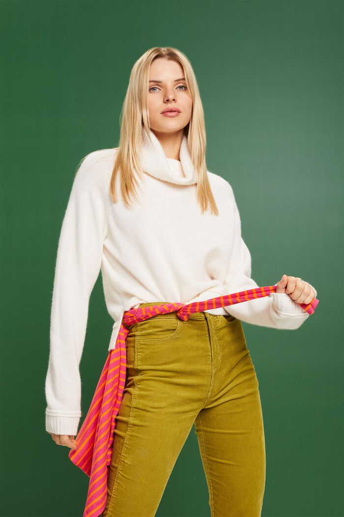 Kaschmirpullover mit Turtleneck