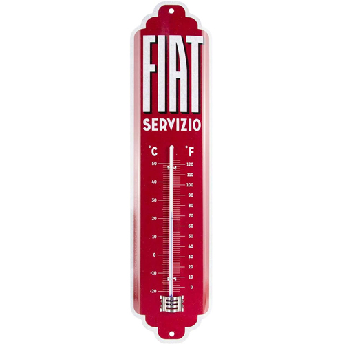 Nostalgic Art Retro Thermometer, Motiv "Fiat - Servizio", 1 Stück - ATU