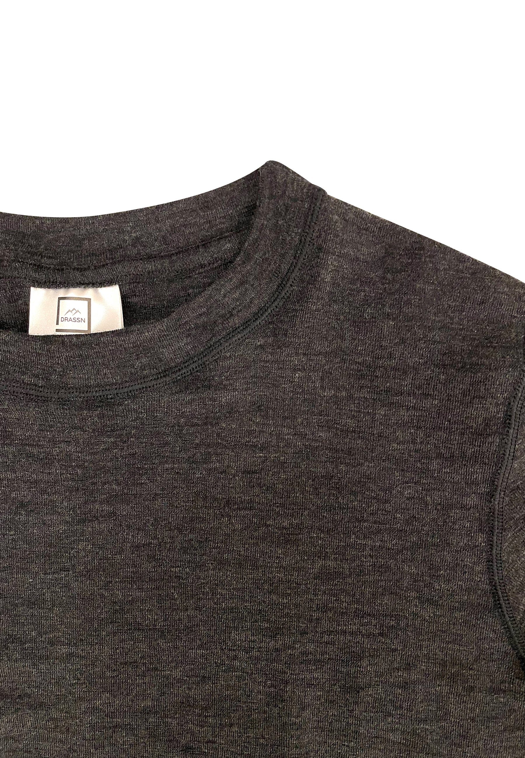 DRASSN Unterhemd Oberlind Damen Merino kurzarm Shirt Unterwäsche (1-St) MADE IN EU - 100% Merino