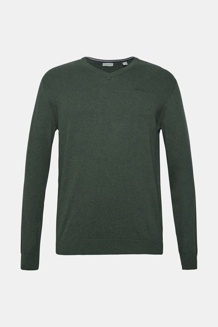 V-Neck-Pullover, 100% Baumwolle