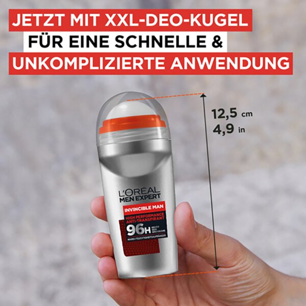 L'Oréal Paris Men Expert Invincible Man 96H Deodorant Roll-On