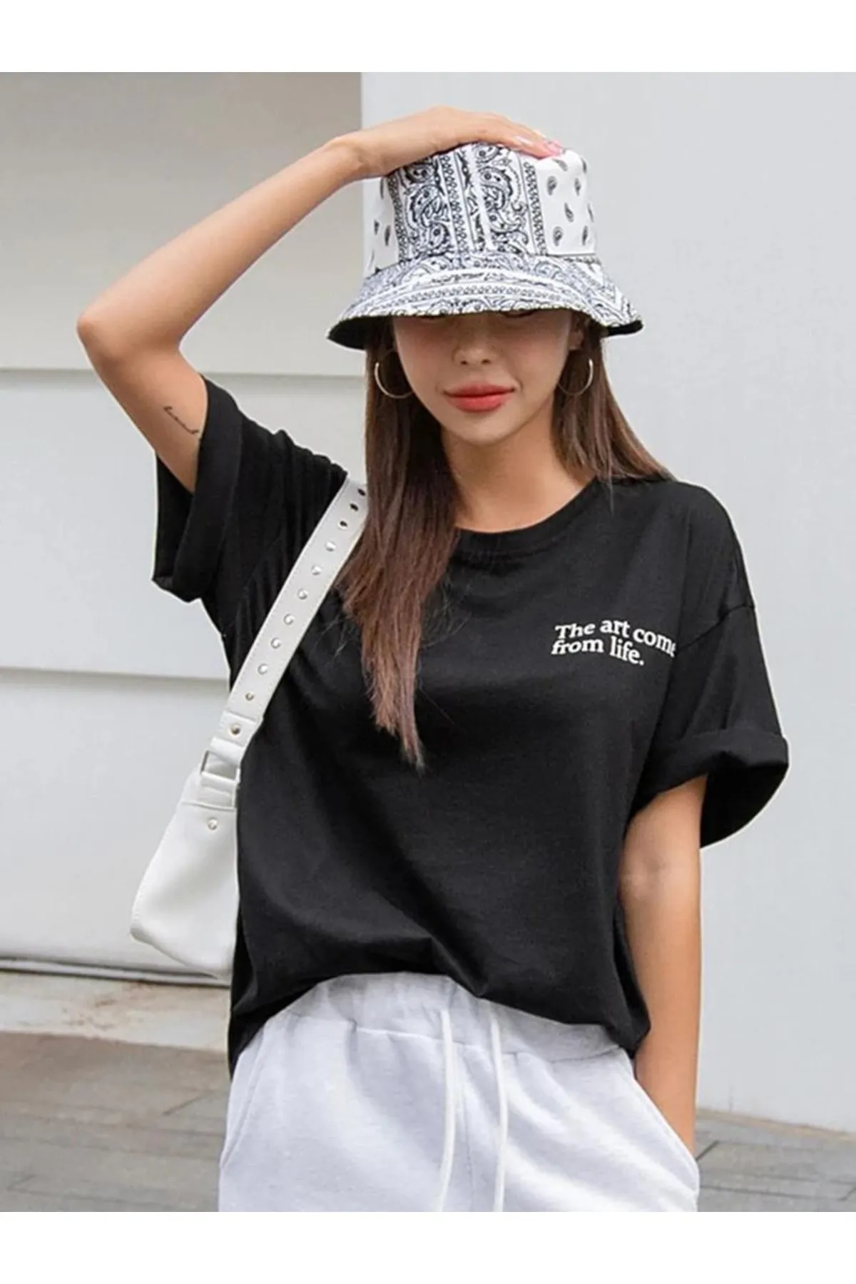 MOONBULL  T-Shirt - Schwarz - Oversized