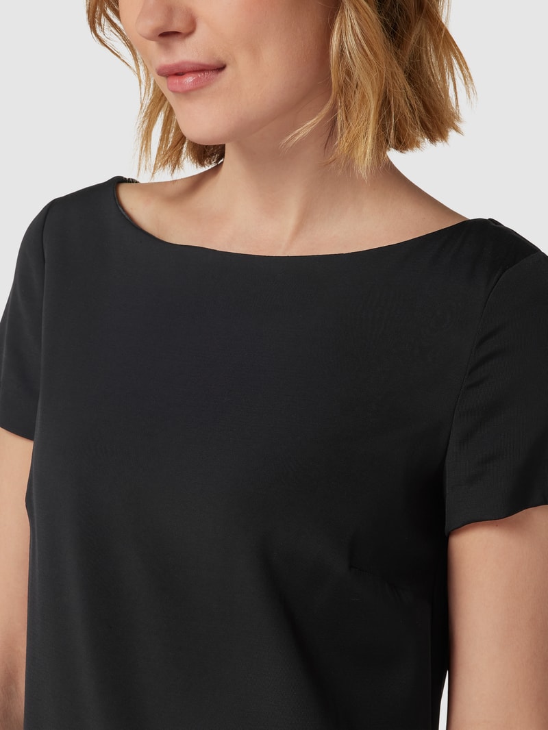 Minikleid mit Reißverschluss in schwarz