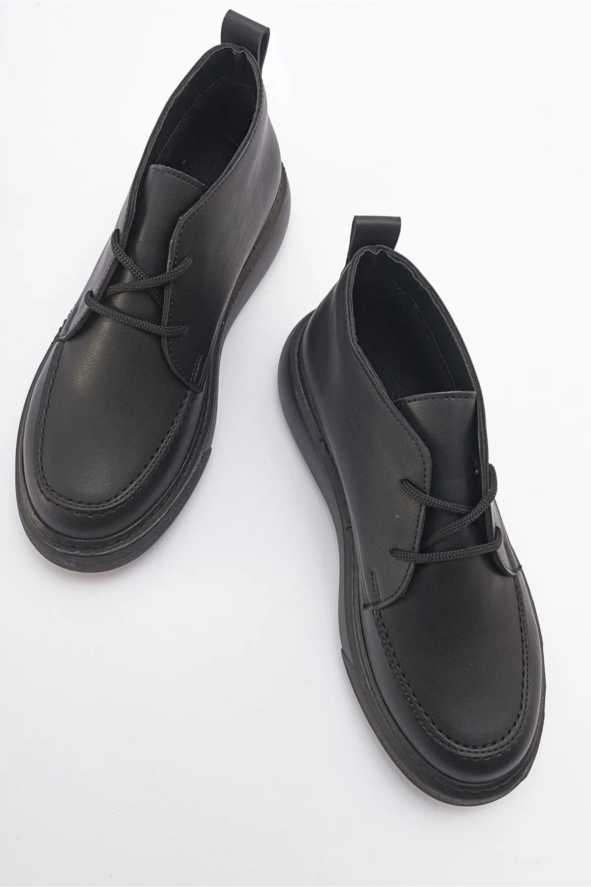 LuviShoes  VALVE Black Skin Damenstiefel