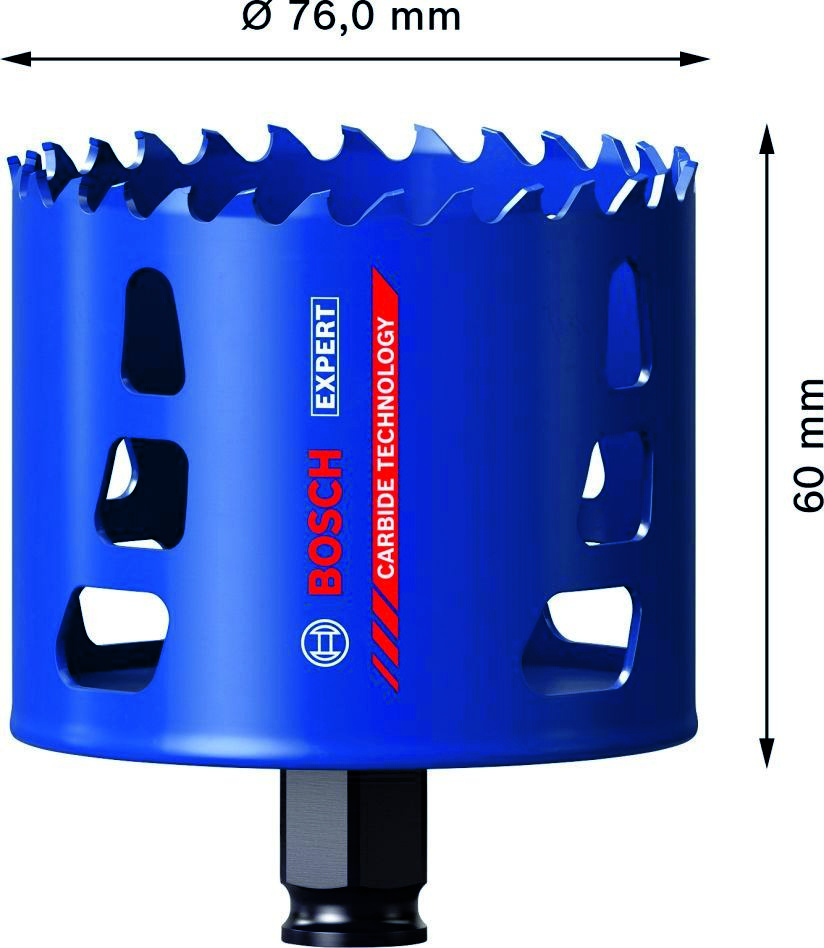 „Bosch Blue Accessories 2608900436 Expert Tough Material“ skylių pjūklas 76 x 60 mm