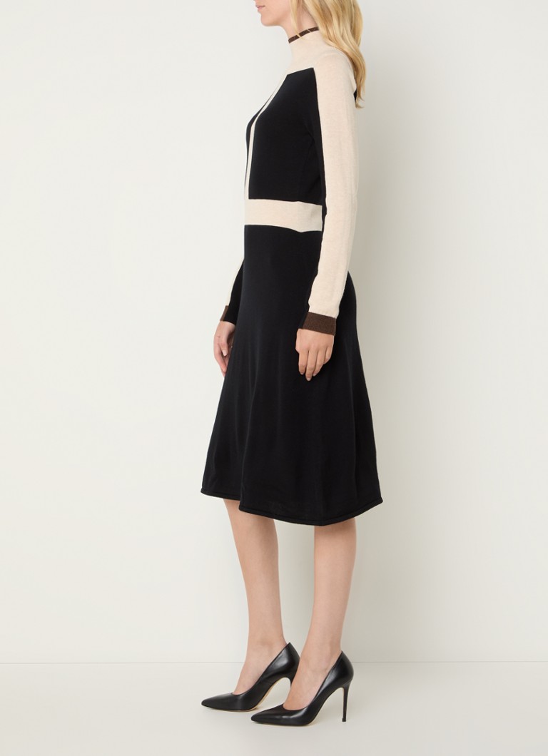 Vestido de punto midi Selma de LKBennett, confeccionado en una fina mezcla de lana merino.